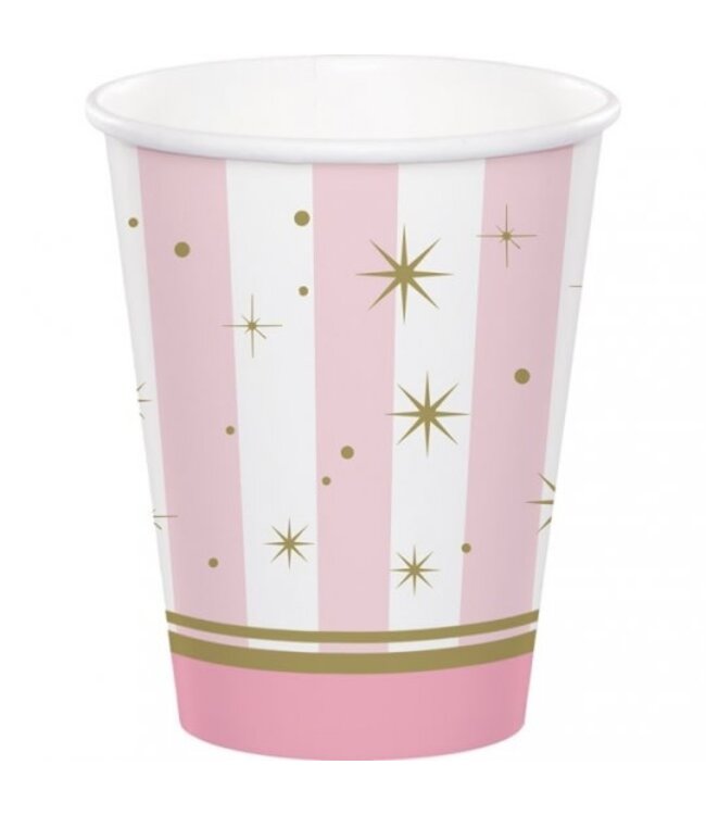 Creative Converting Twinkle Toes Ballerina 9oz Cups - 8ct