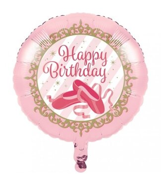 Creative Converting Twinkle Toes Ballerina Foil Balloon