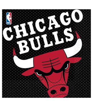 Chicago Bulls Lunch Napkins - 16ct