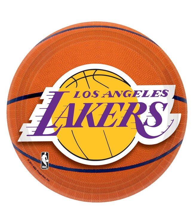 Los Angeles Lakers Dessert Plates - 8ct