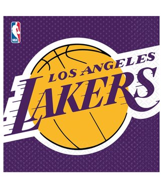 Los Angeles Lakers Lunch Napkins - 16ct