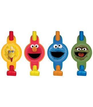 AMSCAN Everyday Sesame Street Party Blows - 8ct
