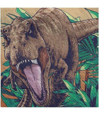 AMSCAN Jurassic World Into the Wild Lunch Napkins - 16ct