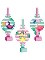 Creative Converting Pineapple & Friends Blowouts - 8ct