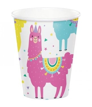 Creative Converting Llama Party 9oz Cups - 8ct