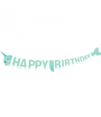 Creative Converting Narwhal Party Birthday Banner