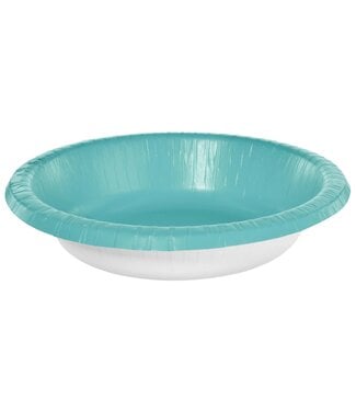 20 oz. Paper Bowls, Mid Ct. - Robin's-Egg Blue