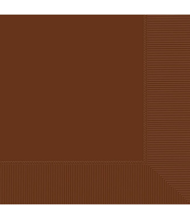2-Ply Luncheon Napkins, Mid Ct. - Chocolate Brown