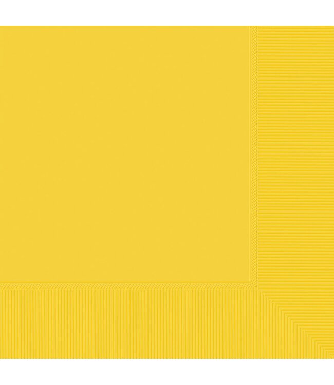 2-Ply Luncheon Napkins, Mid Ct. - Yellow Sunshine