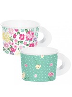 Creative Converting Floral Tea Party Treat Cups - 8ct