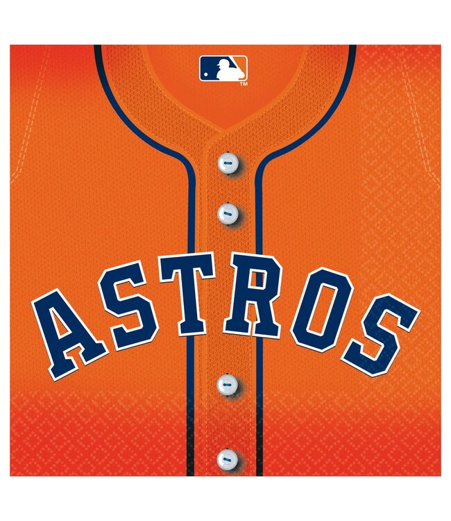 Houston Astros Lunch Napkins - 36ct