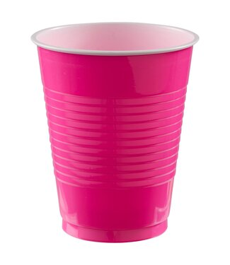 50CT 18oz CUP BRIGHT PINK