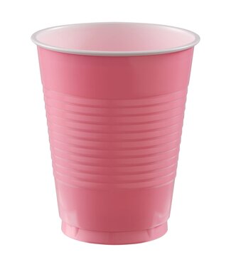 New Pink 18 oz. Plastic Cups - 50ct