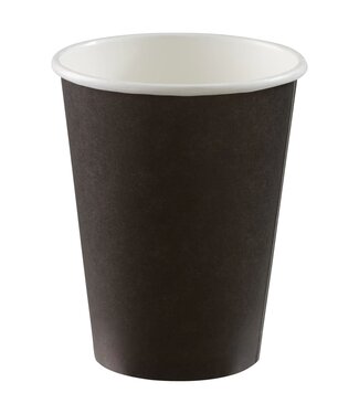 12 oz. Paper Cups, High Ct. - Jet Black