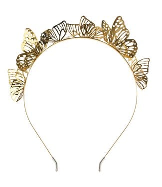 Amscan HEADBAND GOLD BUTTERFLY