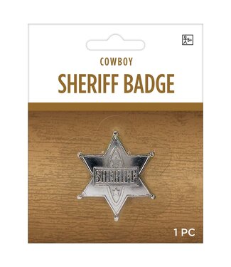 Sheriff Badge-Silver