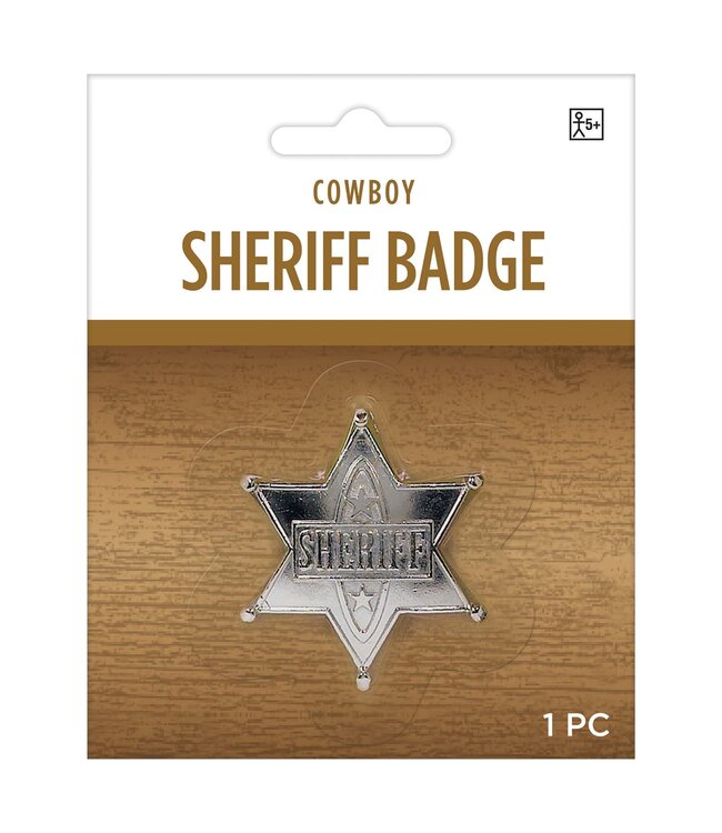 Sheriff Badge-Silver