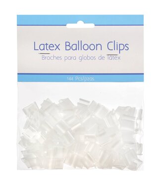 144CT LATEX BALLOON CLIPS