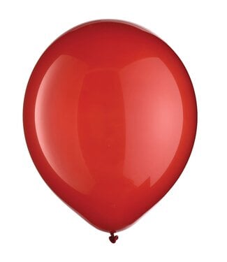 Apple Red Solid Color Latex Balloons - Packaged