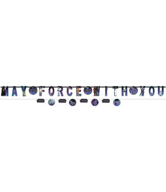 JUMBO LETTER BANNER GALAXY