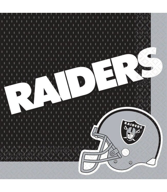Amscan Las Vegas Raiders Lunch Napkins - 16ct