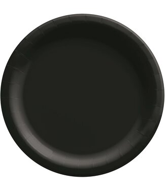 Paper Black 10in Plates - 50ct