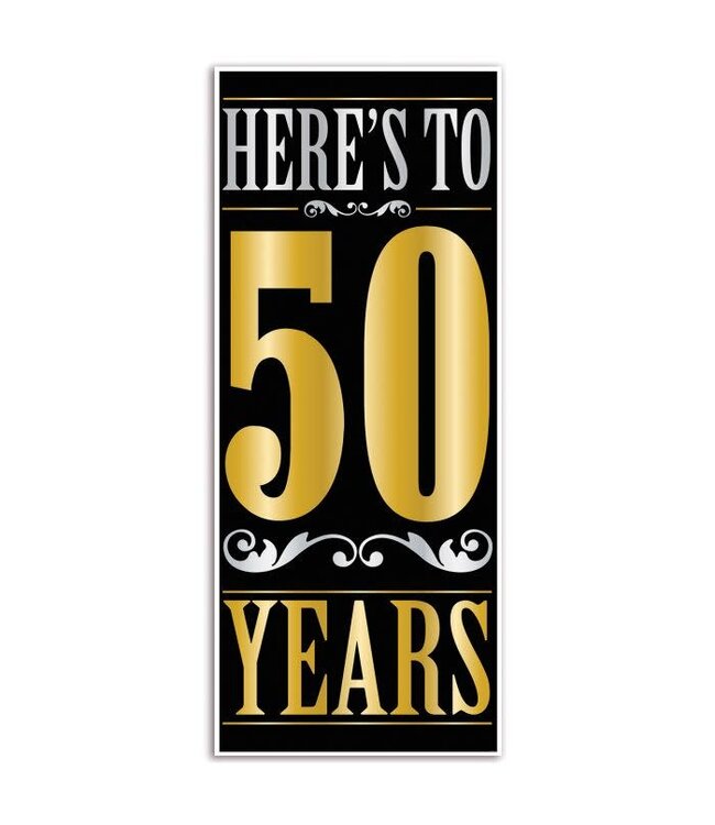 BEISTLE 50th Birthday Door Cover