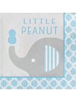 Creative Converting Little Peanut Boy Lunch Napkins - 16ct