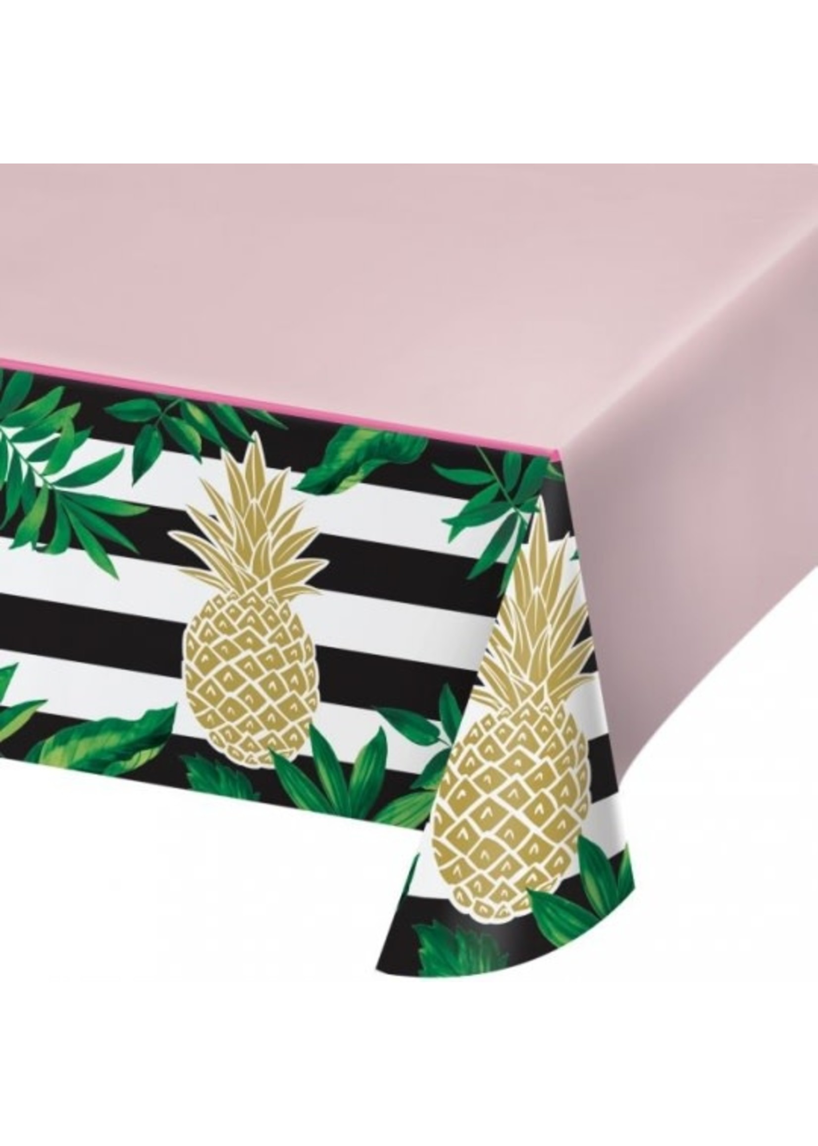 Creative Converting Golden Pineapple Table Cover