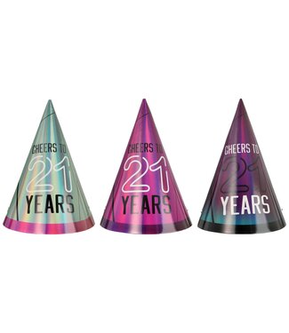 Finally 21 Party Hats - 6ct