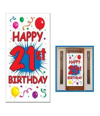 BEISTLE 21st Birthday Door Cover