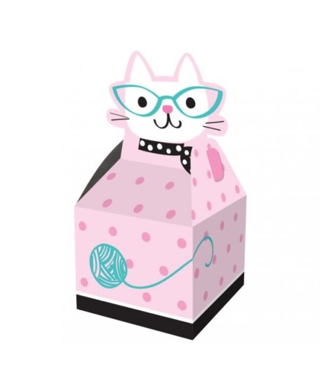 Creative Converting Purr-Fect Kitty Treat Boxes - 8ct