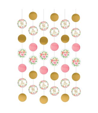 Floral Baby String Decorations - 6ct