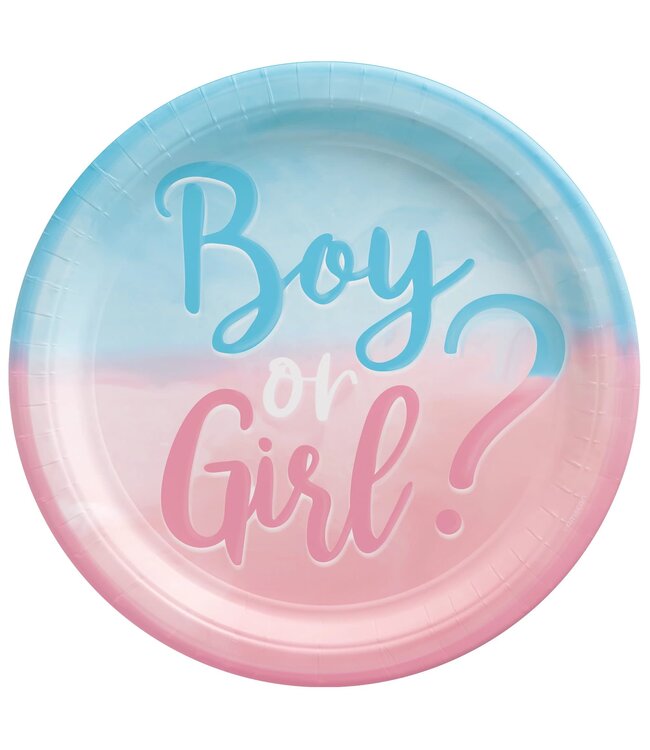 The Big Reveal Lunch Plates - 8ct