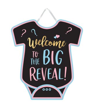 The Big Reveal Sign