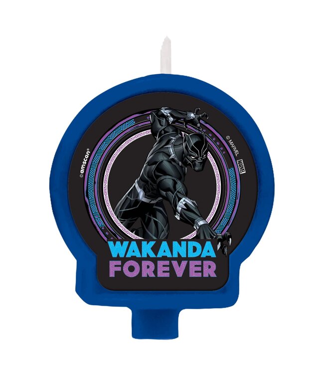 AMSCAN Black Panther Wakanda Forever Birthday Candle