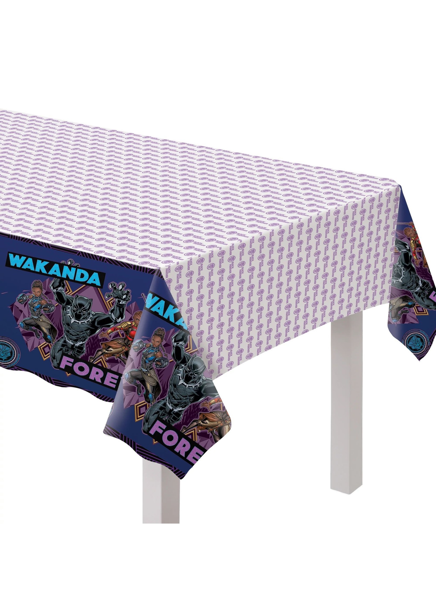 AMSCAN Black Panther Wakanda Forever Table Cover