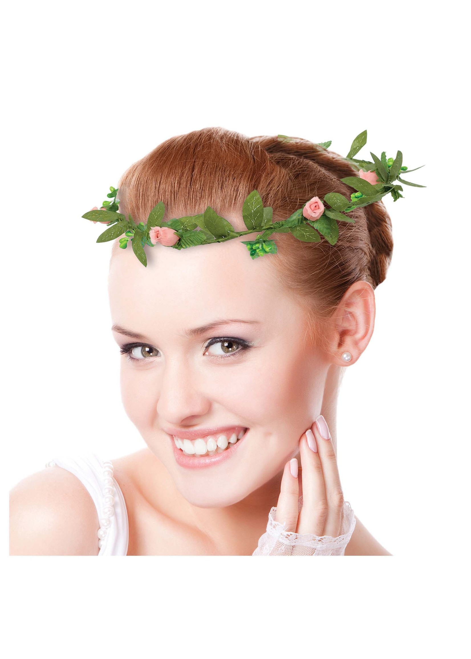 Mint To Be Flower Head Crown