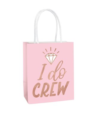 Blush Wedding Small Gift Bags - 6ct
