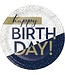 Creative Converting Navy & Gold Birthday Lunch Plates - 8ct