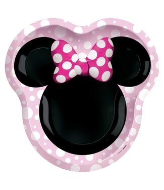 Minnie Mouse Forever Shaped Lunch Plates - 8ct