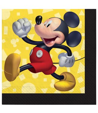 Mickey Mouse Forever Beverage Napkins - 16ct