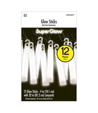 White Glow Sticks - 12ct