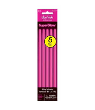 Pink Glow Sticks - 5ct