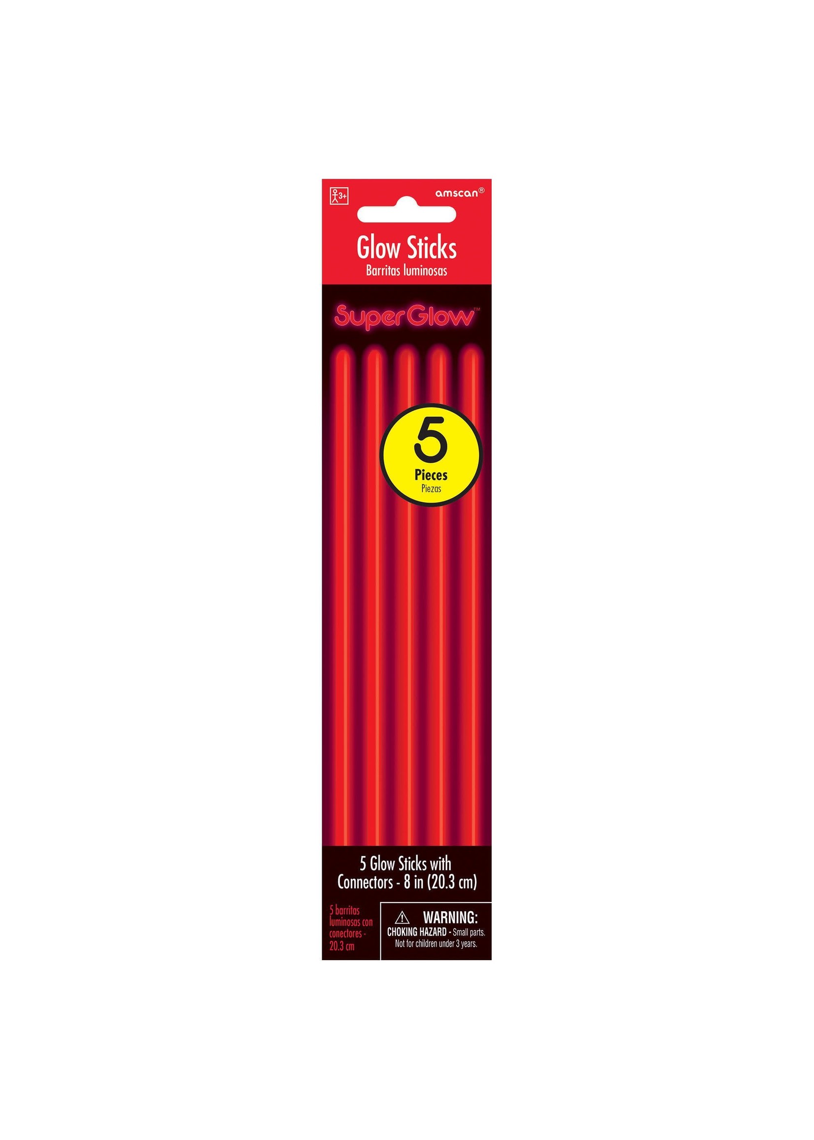 Red Glow Sticks - 5ct