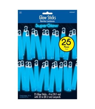 AMSCAN Blue Glow Sticks - 25ct