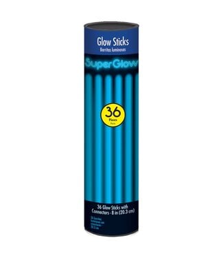 AMSCAN Blue Glow Sticks - 36ct