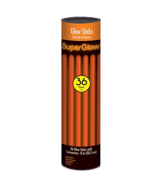 Orange Glow Sticks - 36ct