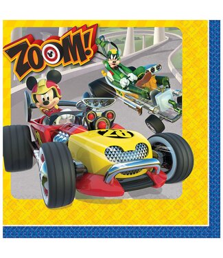 Mickey Roadster Lunch Napkins - 16ct