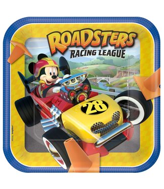 Mickey Roadster Lunch Plates - 8ct